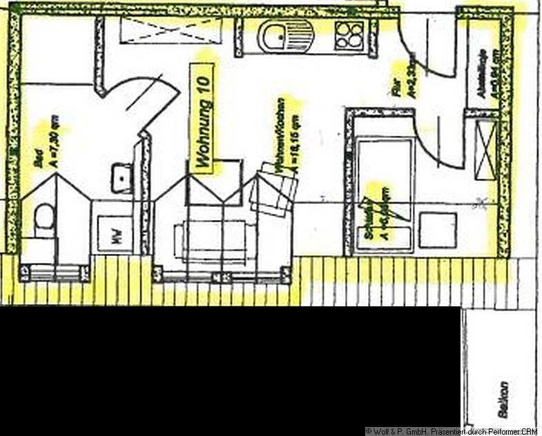 Grundriß WE 4 Grundriß WE 4