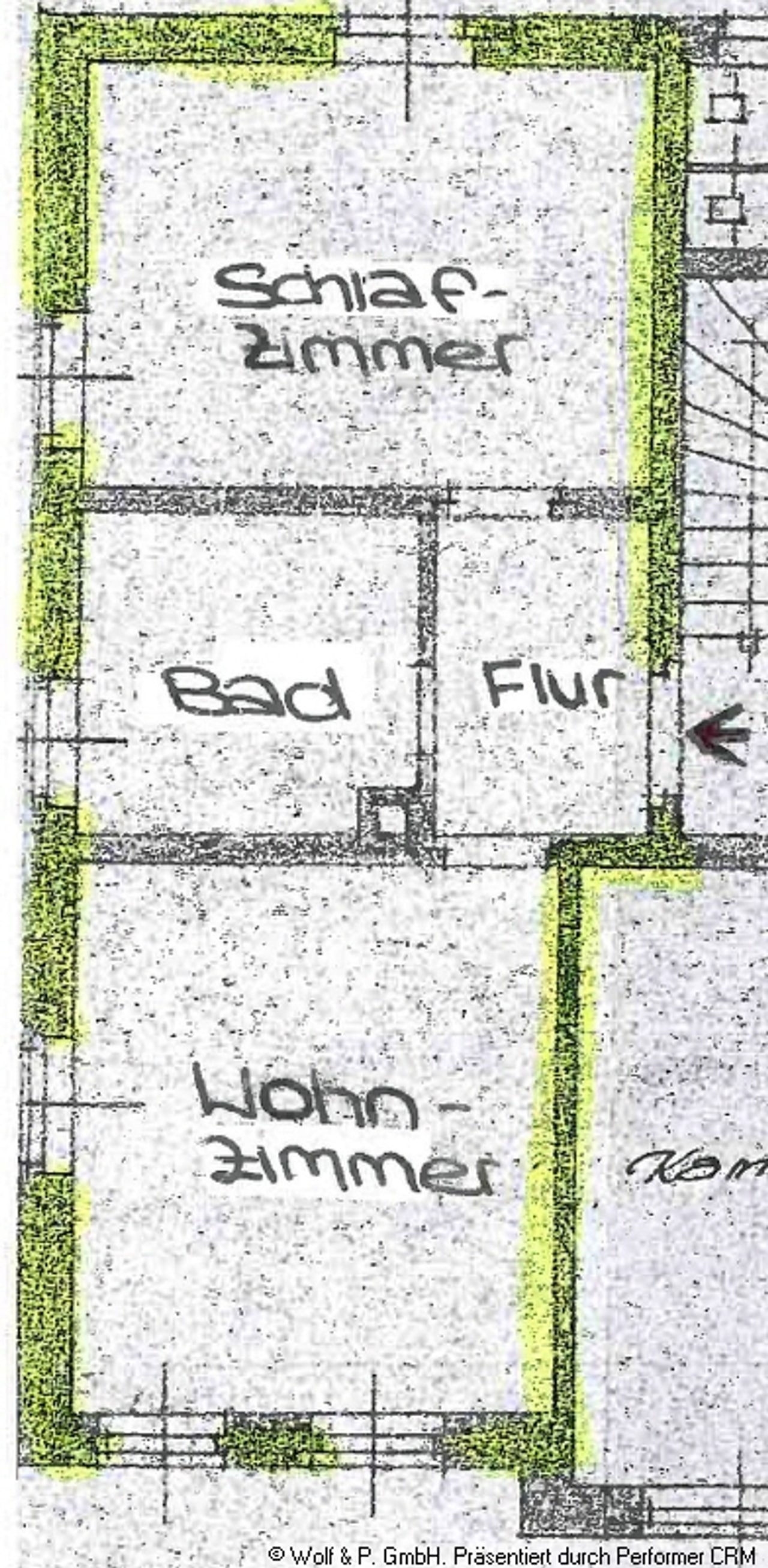 Grundriß WE 2, EG rechts Grundriß WE 2, EG rechts